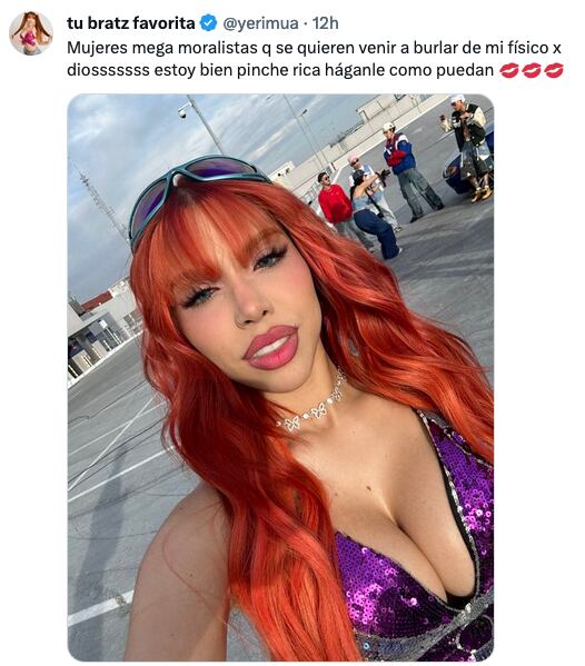 Yeri Mua manda mensaje a los haters porque se ve "bien rica".