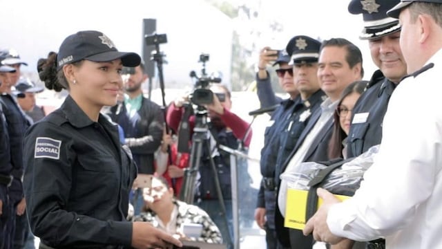 Ariana Marín, primera policía trans de San Luis Potosí