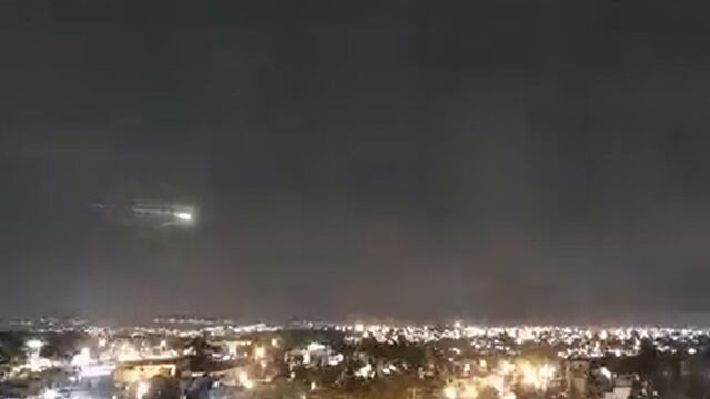Captan meteorito en la Ciudad de México.