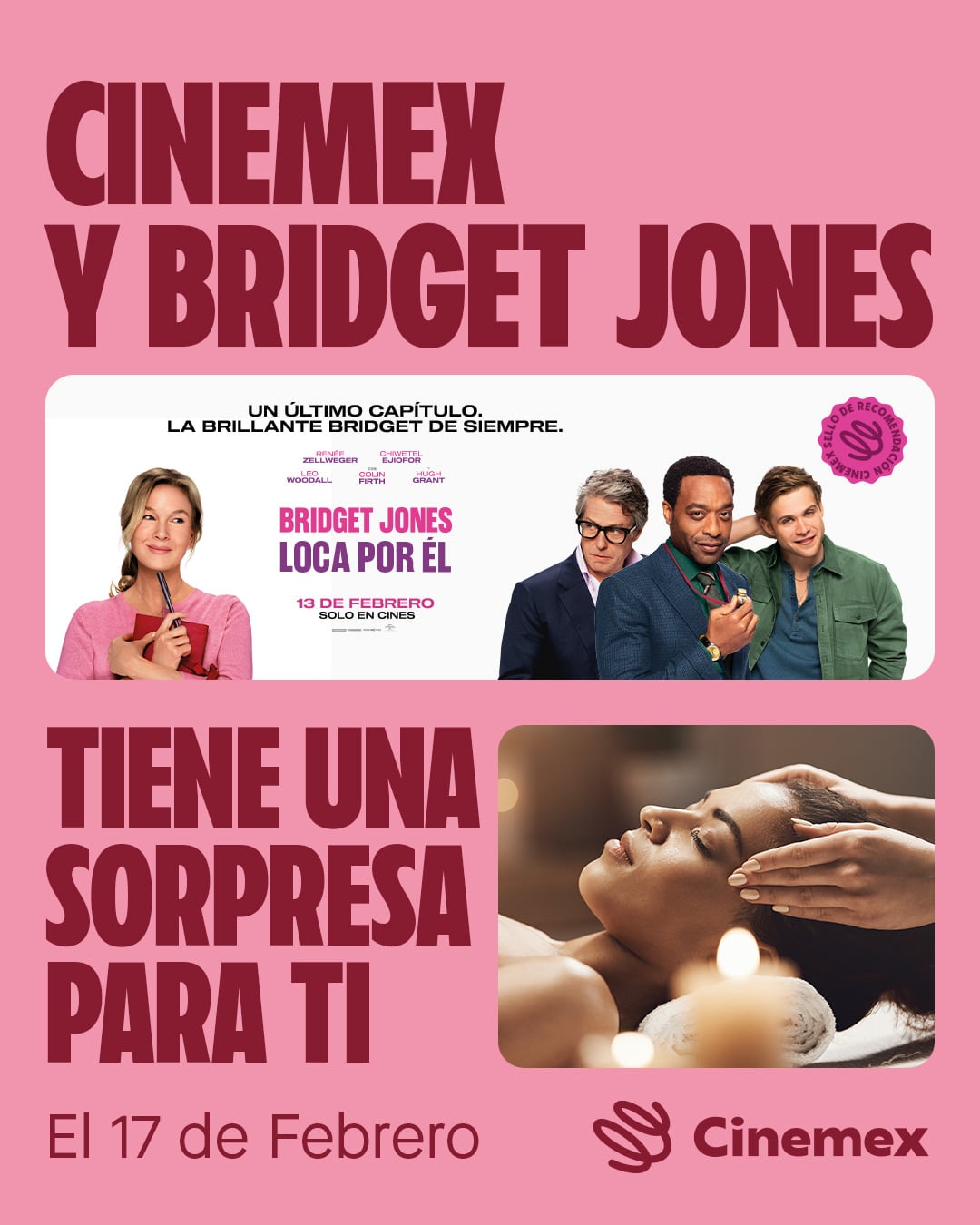 Sorpresa Cinemex y Bridget Jones