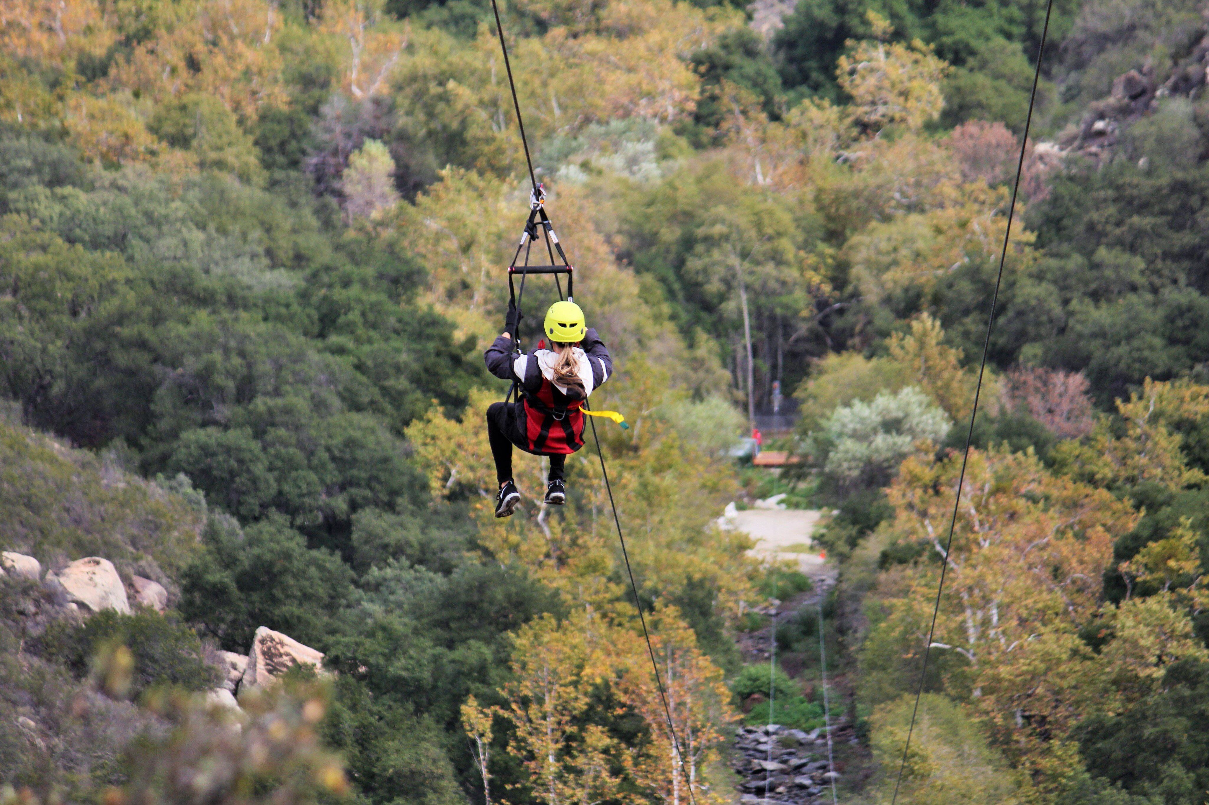 La tirolesa de La Jolla Zip Zoom Zipline