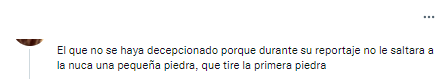 Critican a reportero por tocar piedra volcánica.