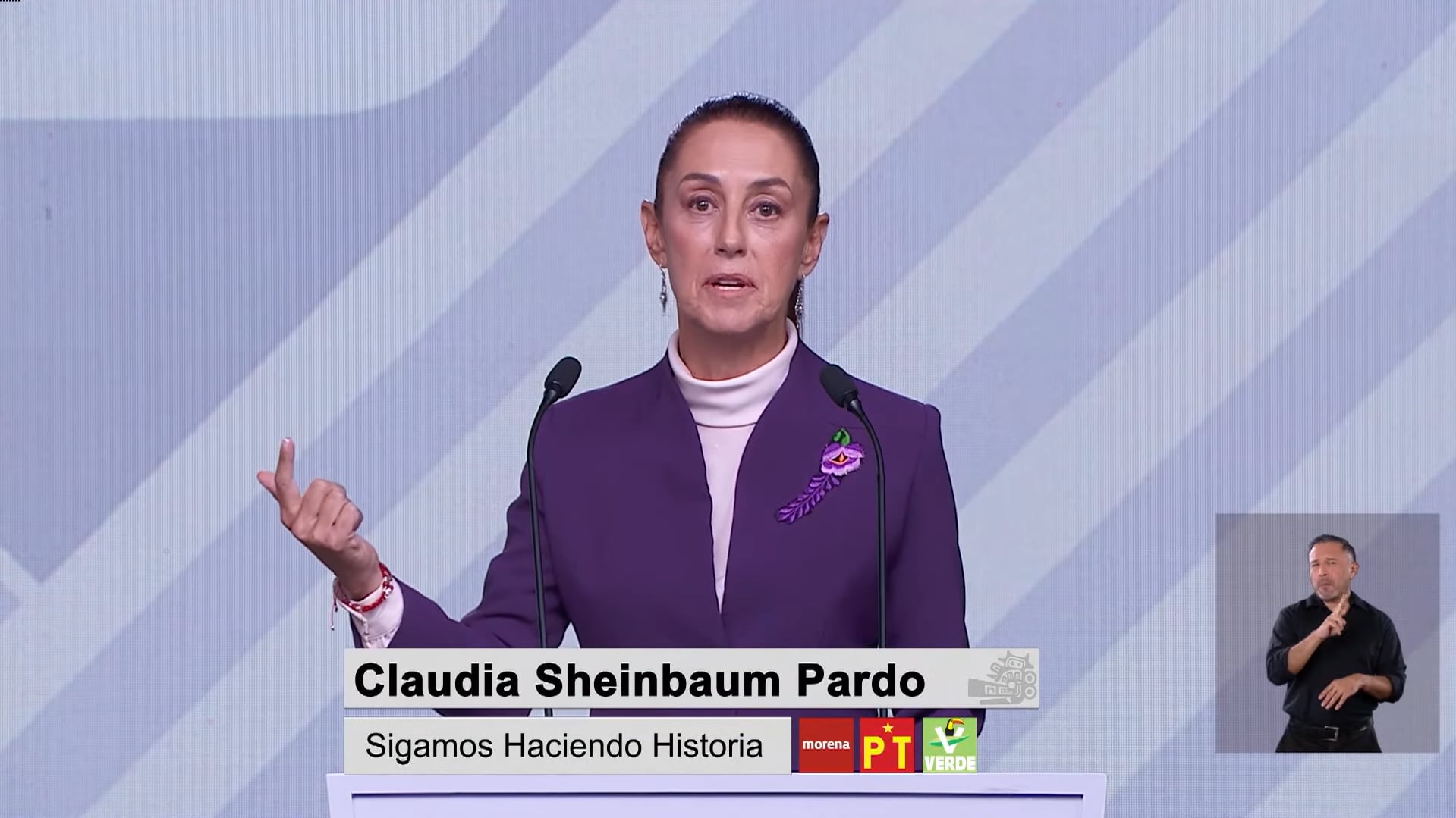 Tercer debate presidencial en las elecciones 2024