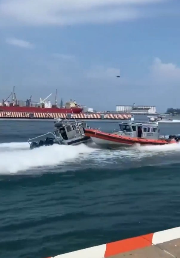 Accidente en ensayo del aniversario 204 de la Armada
