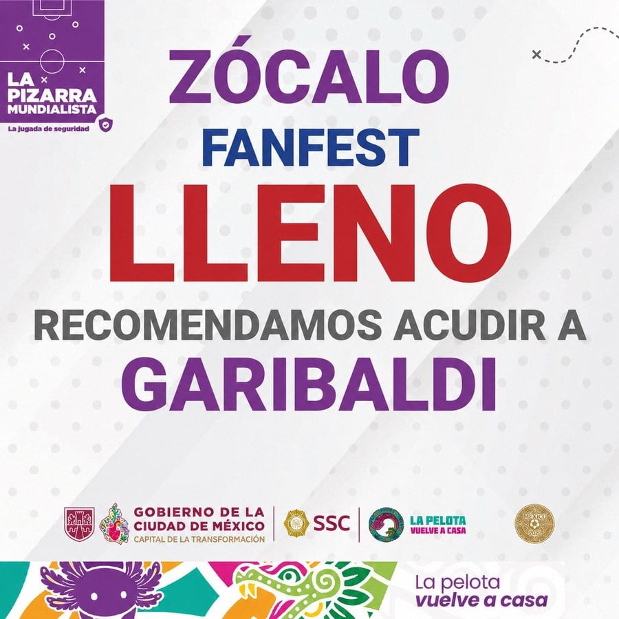 Alternativas al FIFA Fan Fest del Zócalo CDMX