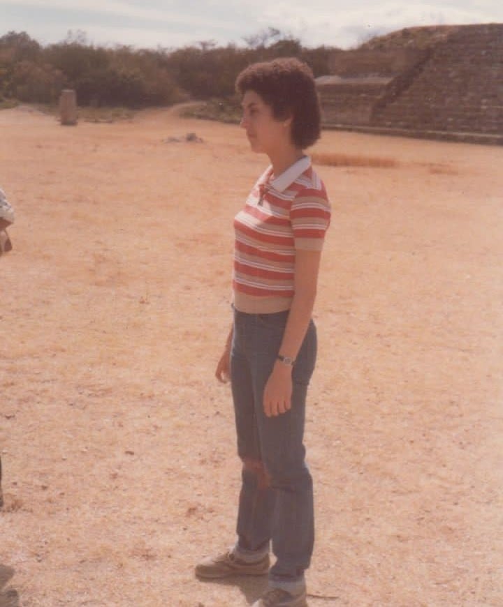Claudia Sheinbaum presumiendo sus "chinos ochenteros"