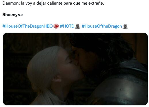 Memes de The House of Dragon de Daemon y Rhaenyra