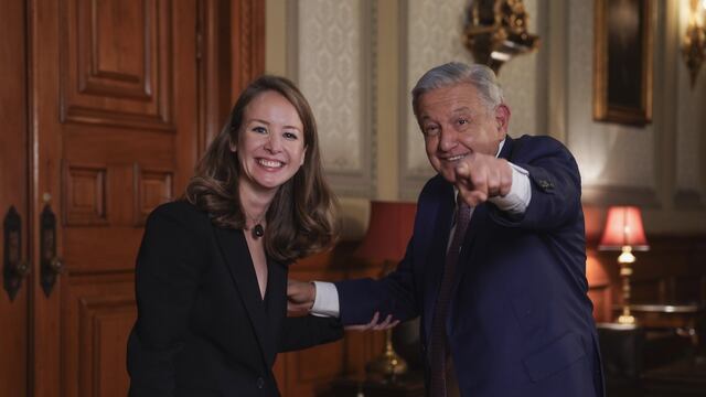 Entrevista de AMLO con Inna Afinogenova de Canal Red