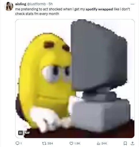 Memes del Spotify Wrapped 2024