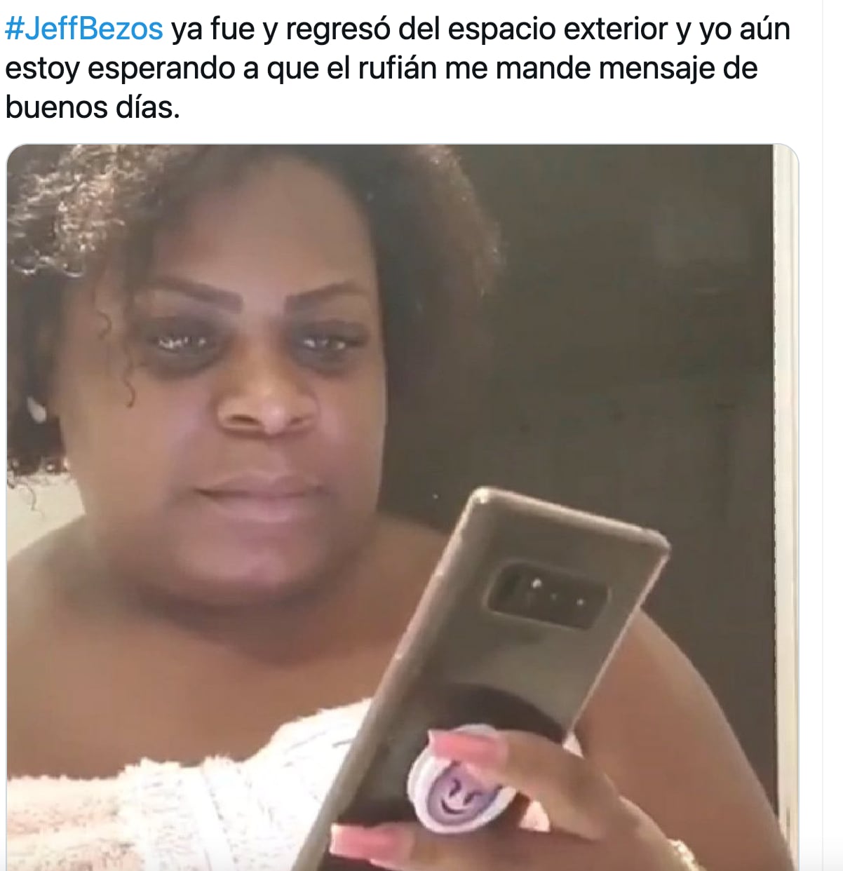 Meme sobre el viaje de Jeff Bezos