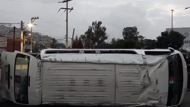 Accidente en autopista México-Pachuca
