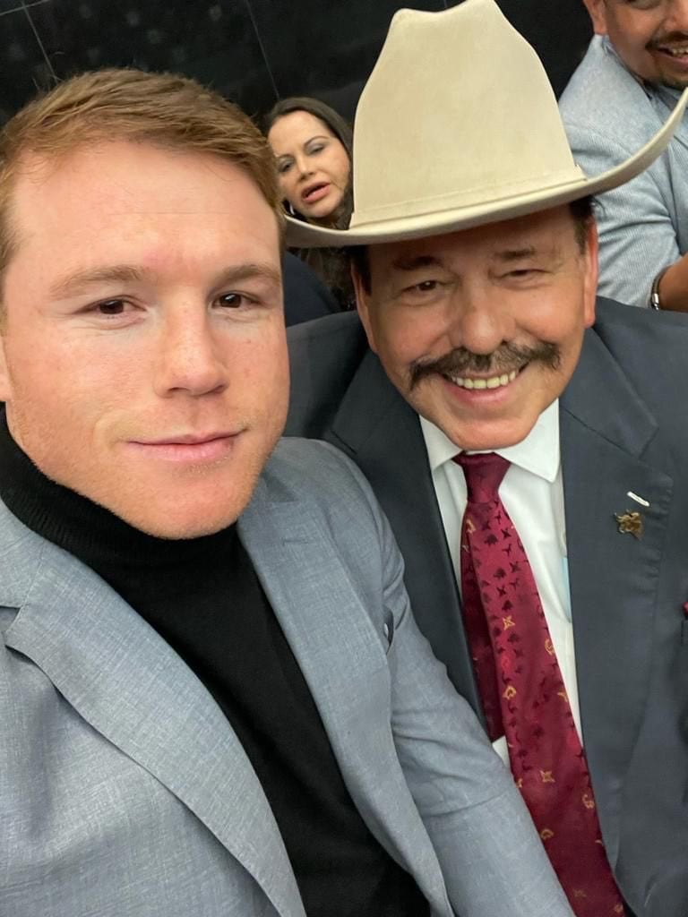 Canelo Álvarez y Armando Guadiana