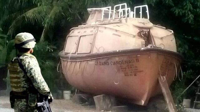 Lázaro Cárdenas II, el "minisubmarino" decomisado