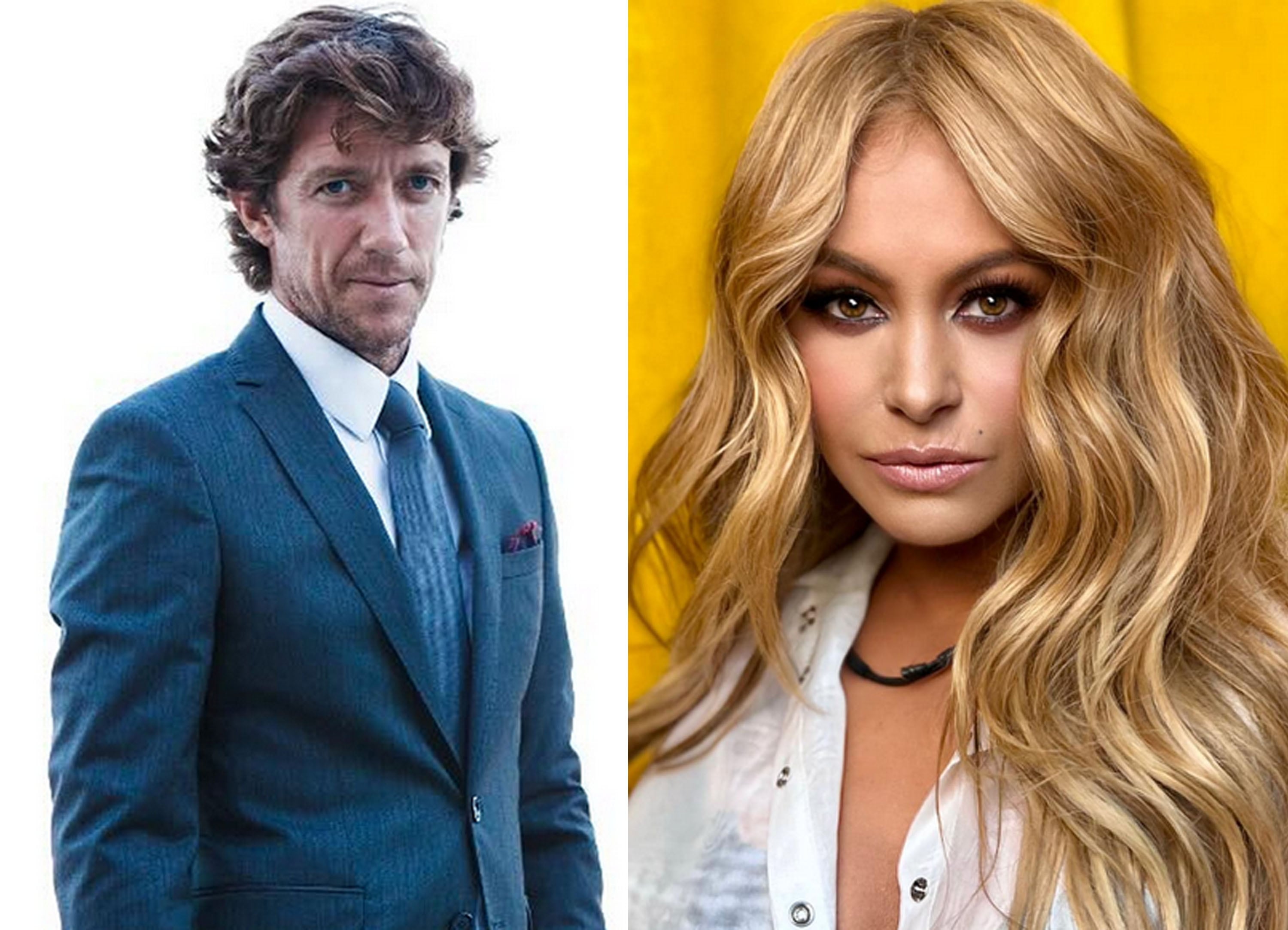 Colate y Paulina Rubio.