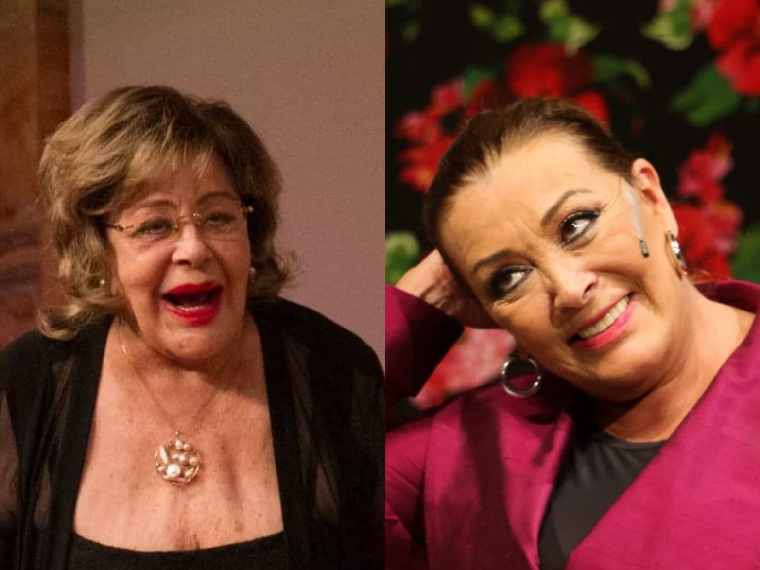 Silvia Pinal y Sylvia Pasquel.