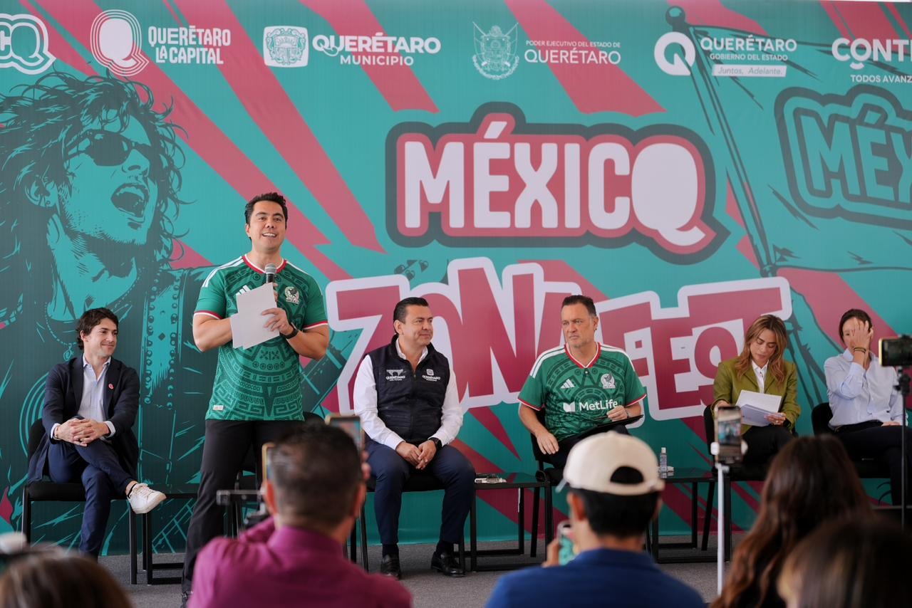 Felifer Macías presenta actividades y conciertos rumbo al Mundial 2026.