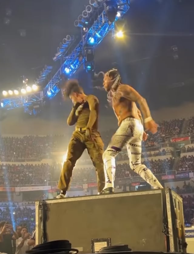 Bad Bunny vs Damian Priest se pelean en la WWE y así de golpeado lo dejaron