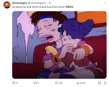 Memes por la caída de BBVA