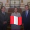 Alito Moreno se reunió con Dina Boluarte, presidenta de Perú