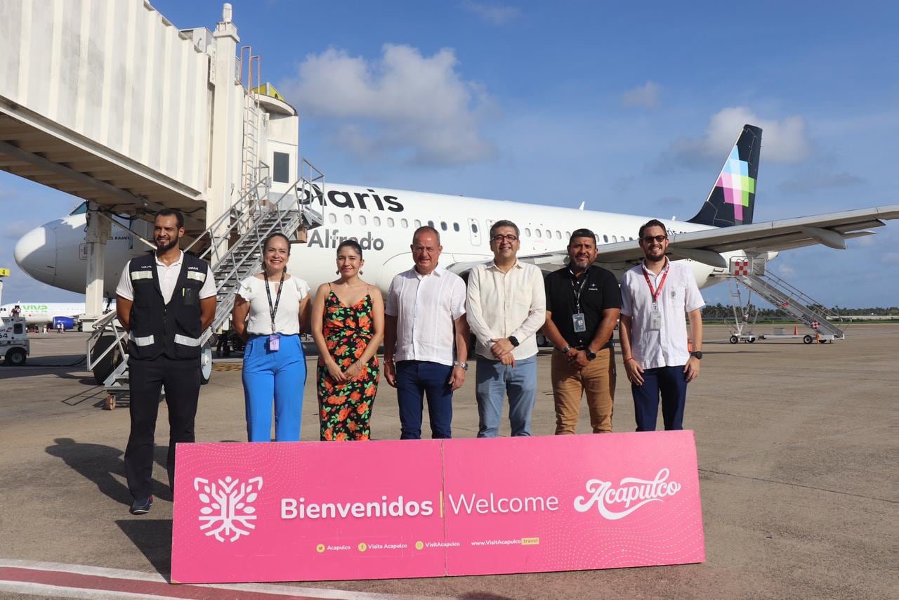 Aeropuerto Internacional de Acapulco recibe vuelo que partió desde León, Guanajuato