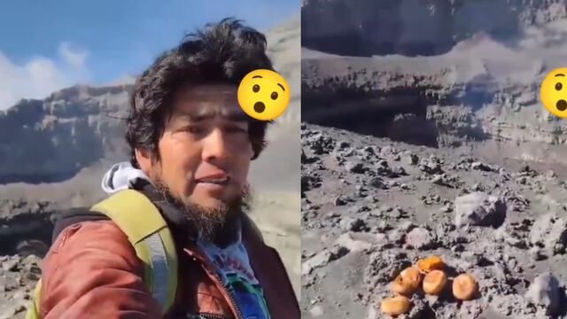El video de la ofrenda dejada en el cráter del Volcán Popocatépetl.