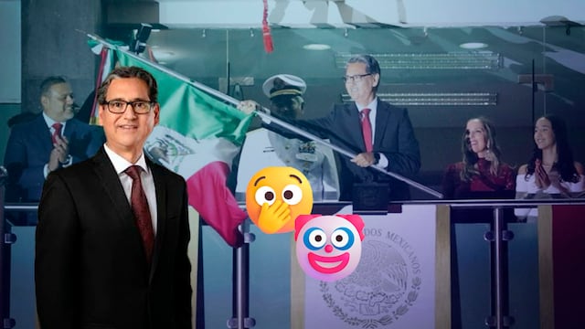 Erasmo González hace el ridículo en Grito de Independencia 2025.