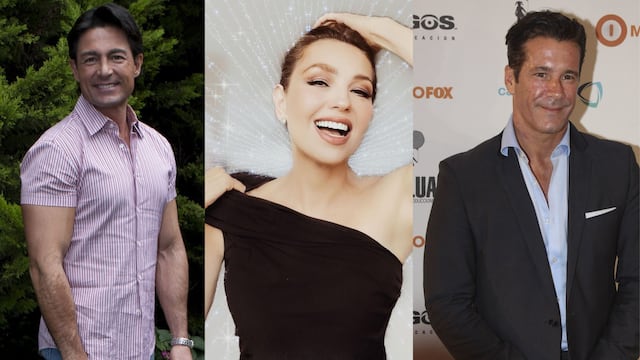 Fernando Colunga, Thalía y Fernando Carrillo.