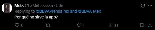 La app de BBVA presenta problemas para usuarios en México
