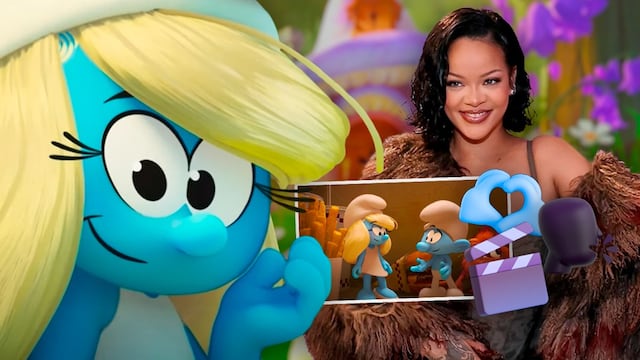 Rihanna es Pitufina en la nueva película de Los Pitufos