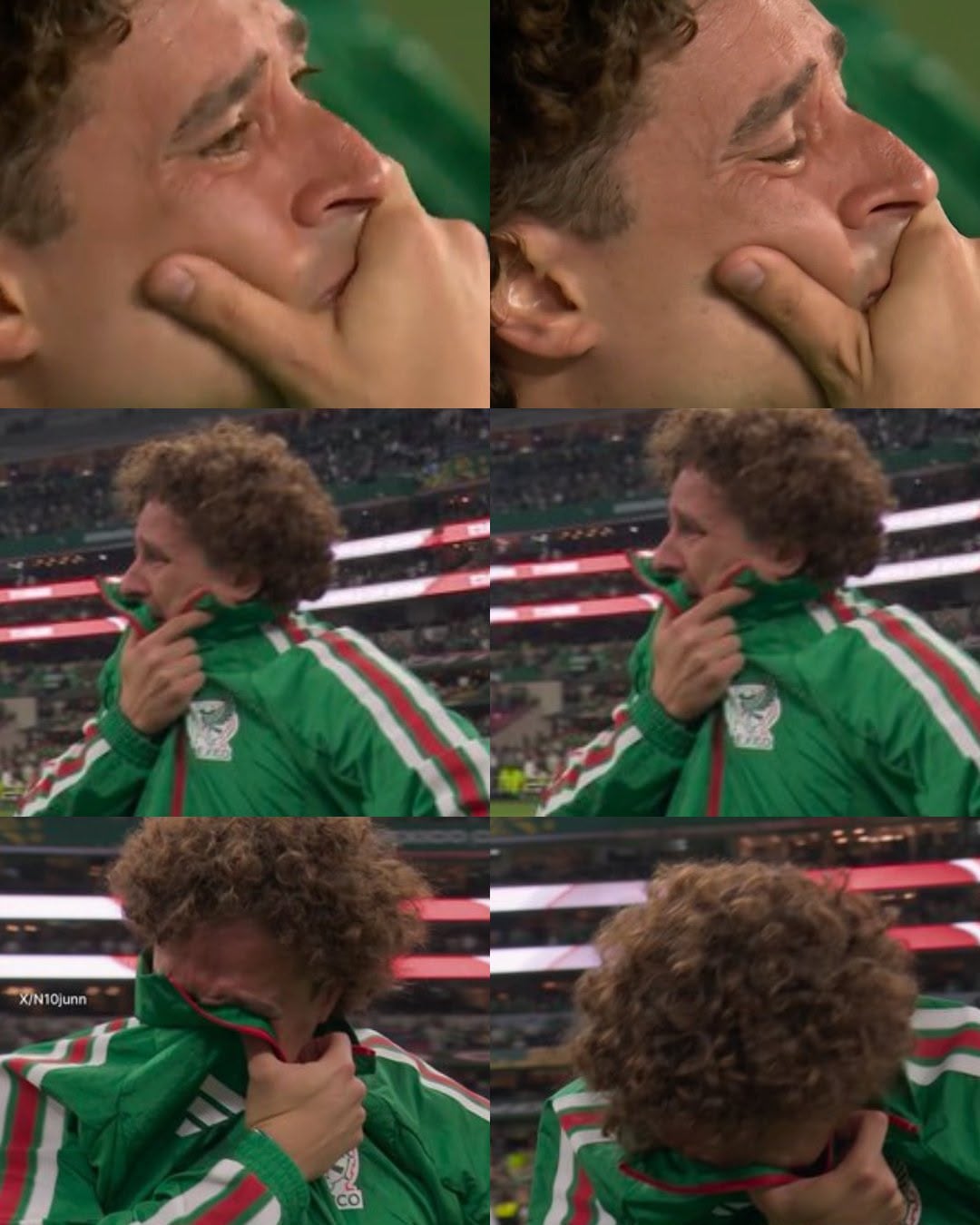 Las lágrimas de Memo Ochoa tras la derrota de México ante Inglaterra conmueven a la afición.