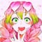 Stickers de Mitsuri Kanroji: Pack del personaje de Demon Slayer: Kimetsu no Yaiba para descargar en WhatsApp