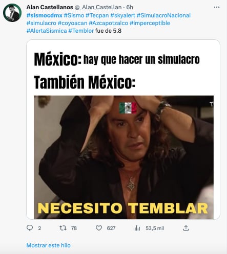 Memes por sismo antes del Simulacro Nacional 2023