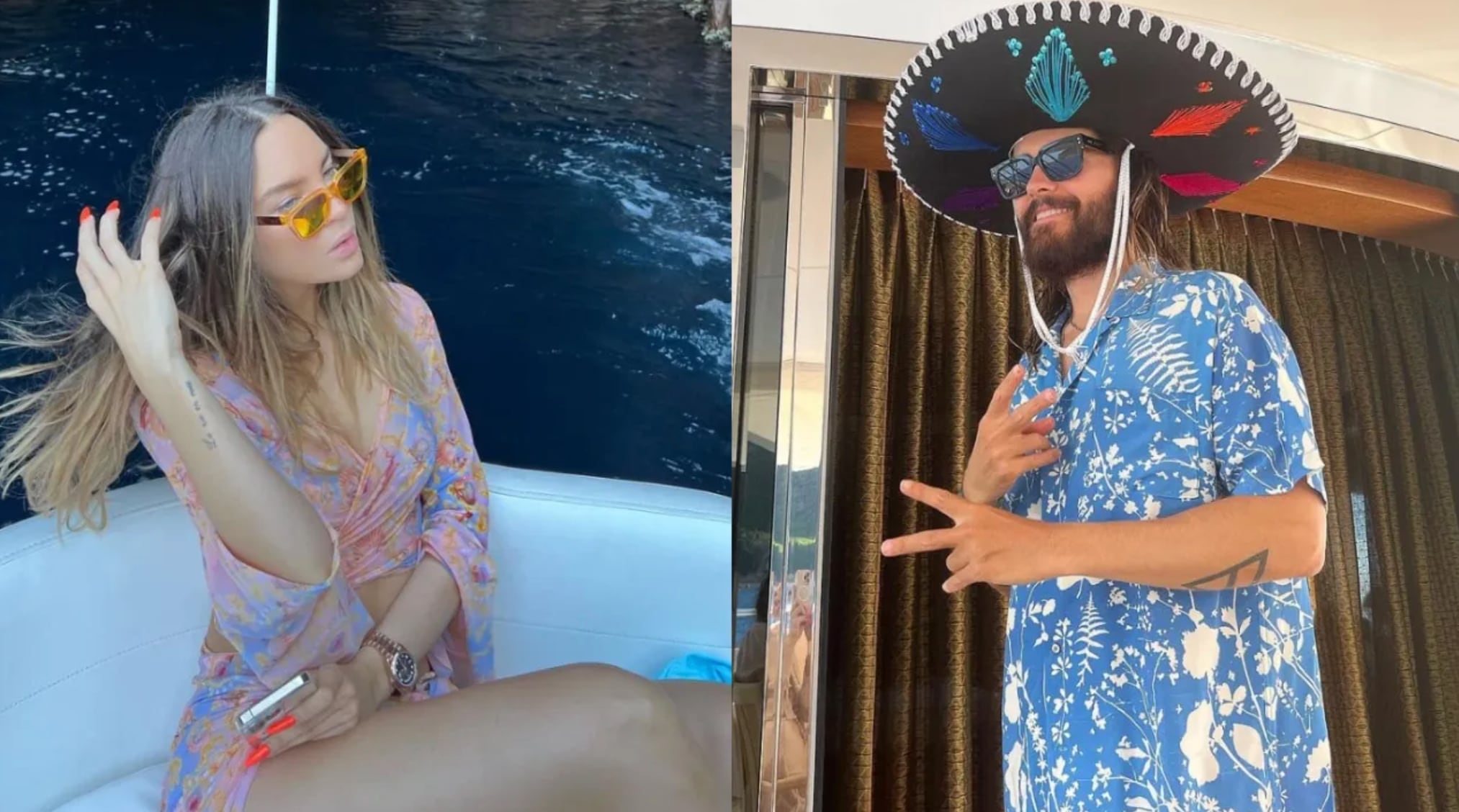 Jared Leto de vacaciones con Belinda