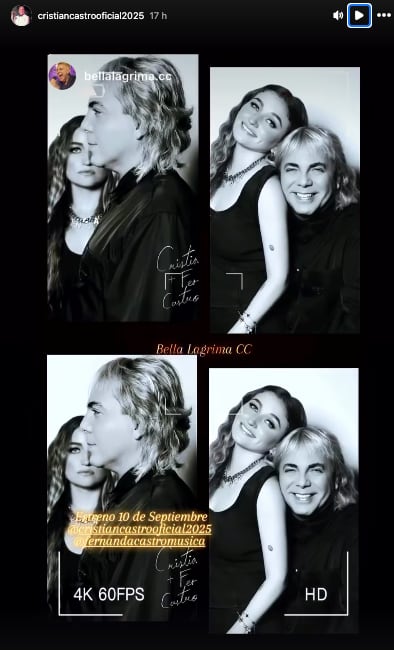 Cristian Castro y Fernanda Castro