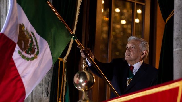 AMLO en su tercer Grito de Independencia