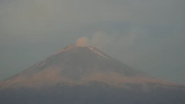 Volcán Popocatépetl el 6 de enero