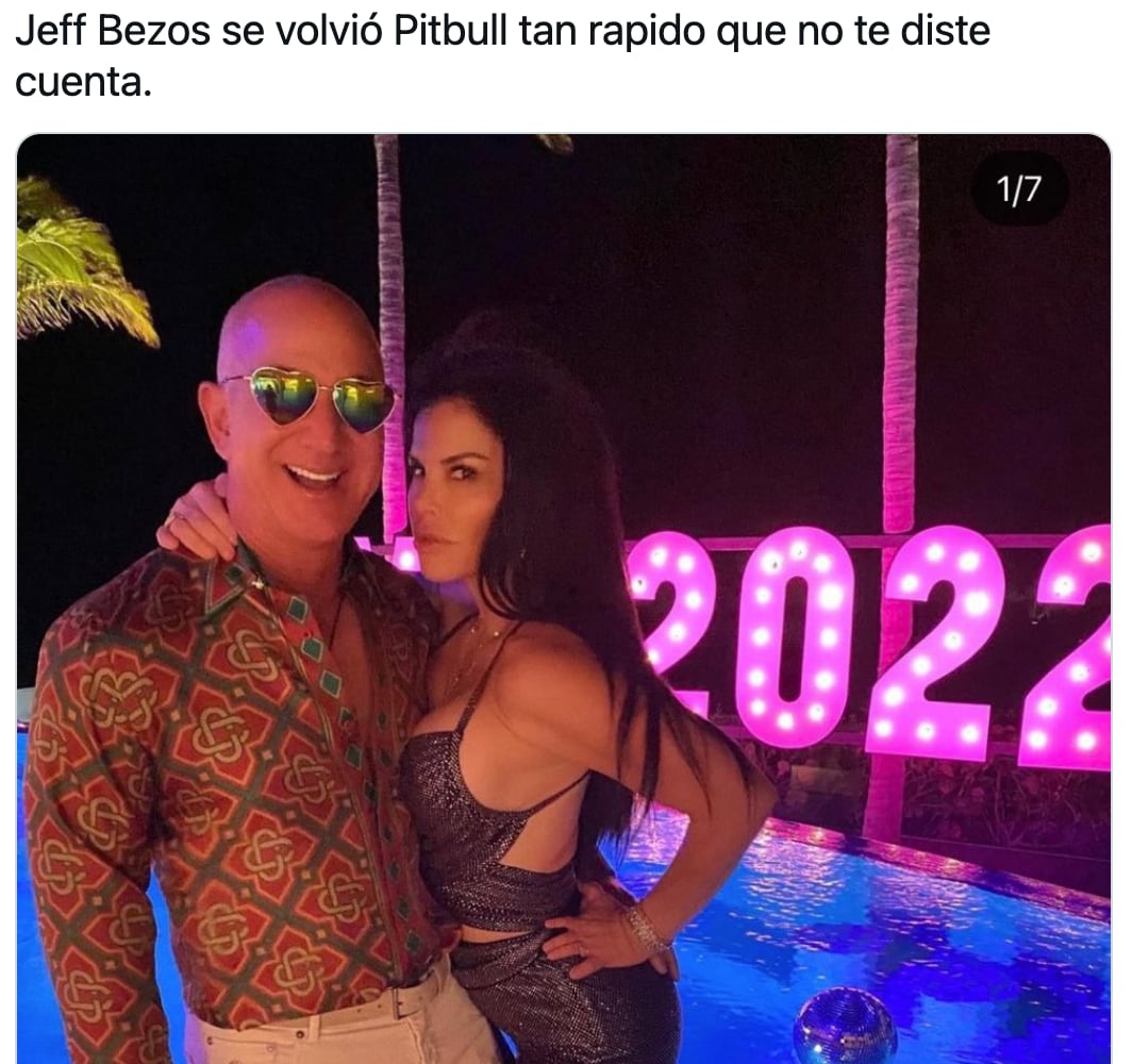 Memes de Jeff Bezos en Año Nuevo