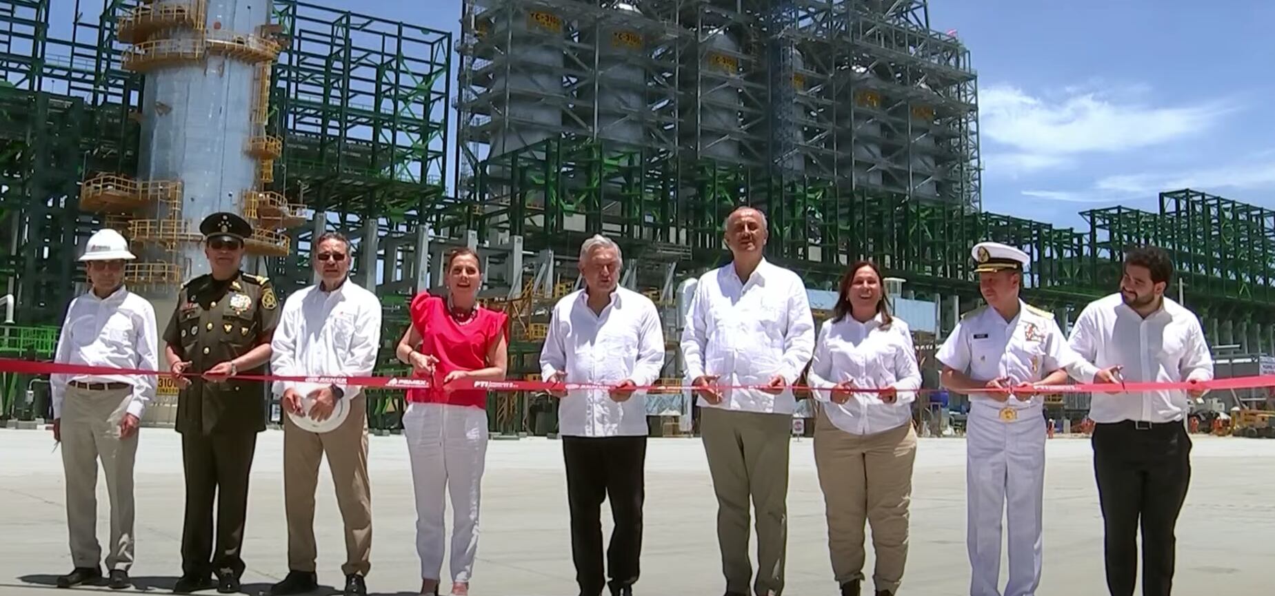 Inauguración de la refinería Olmeca en Dos Bocas, Tabasco