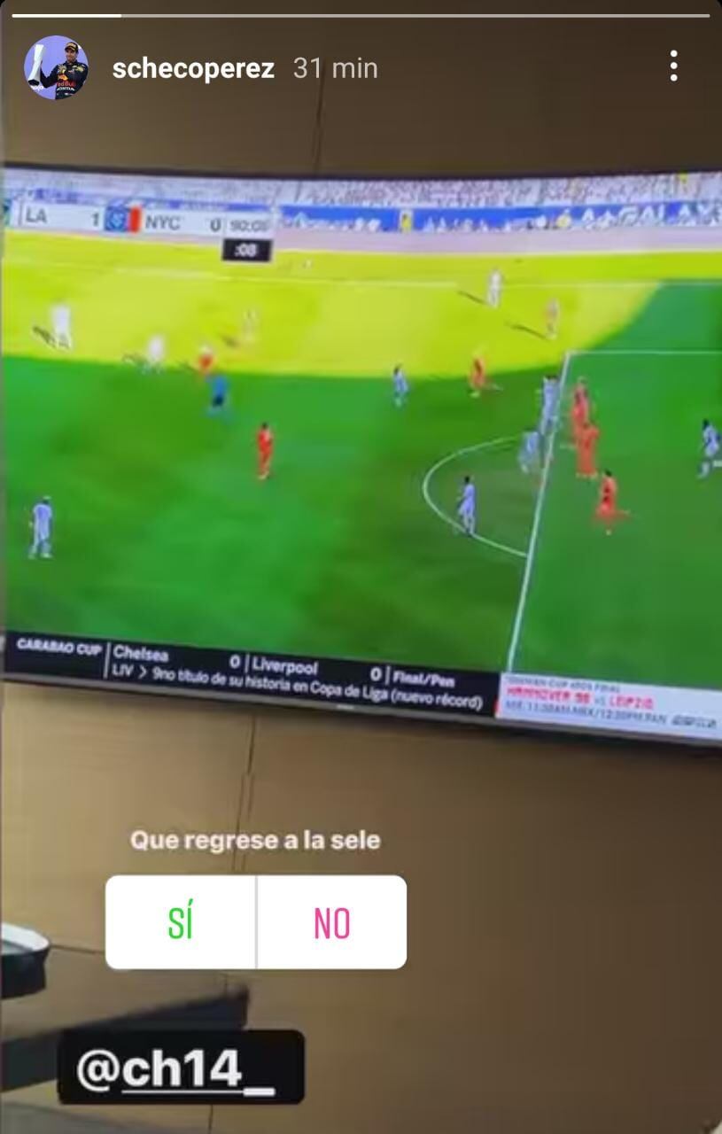 Checo pide el regreso de Chicharito a la Selección