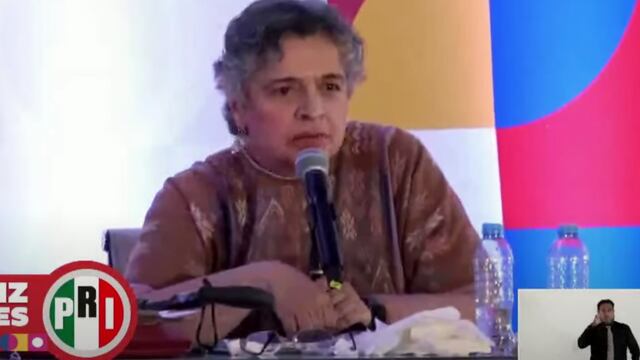 Beatriz Paredes en el cuarto debate critica afición de AMLO por el béisbol