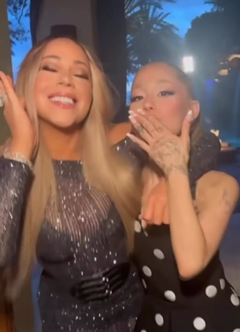 Ariana Grande y Mariah Carey
