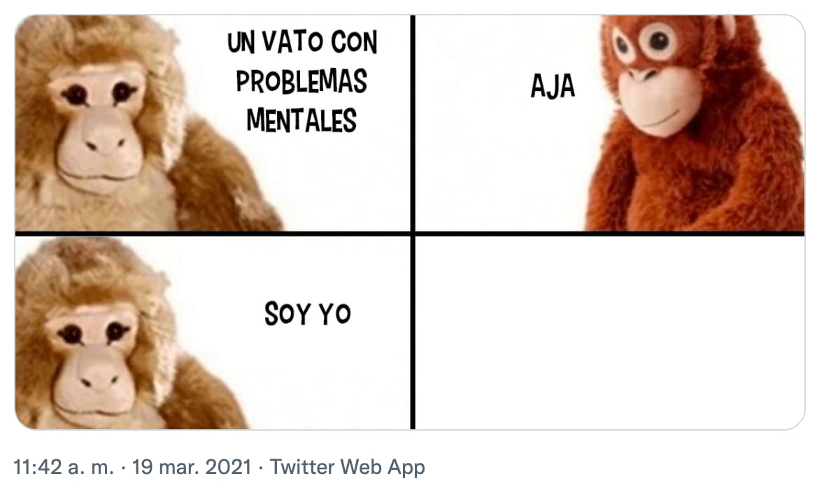 Meme del orangután 'Lupe'