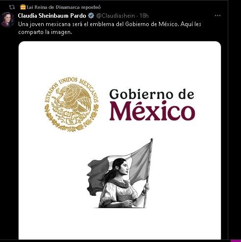 Laisha Wilkins comparte post de la presidenta Claudia Sheinbaum.