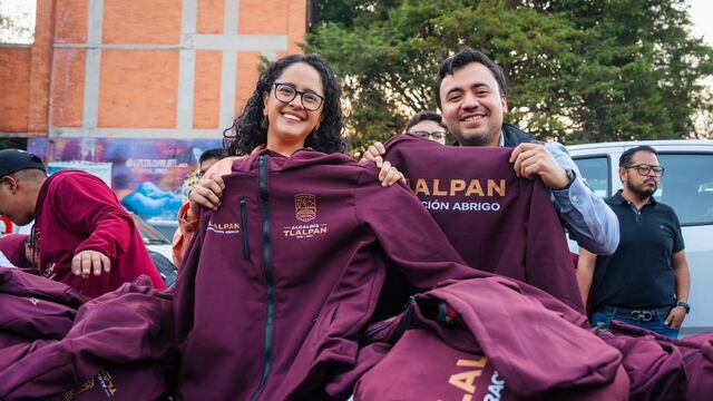 Gaby Osorio entrega chamarras en Tlalpan con recursos autogenerados 2025