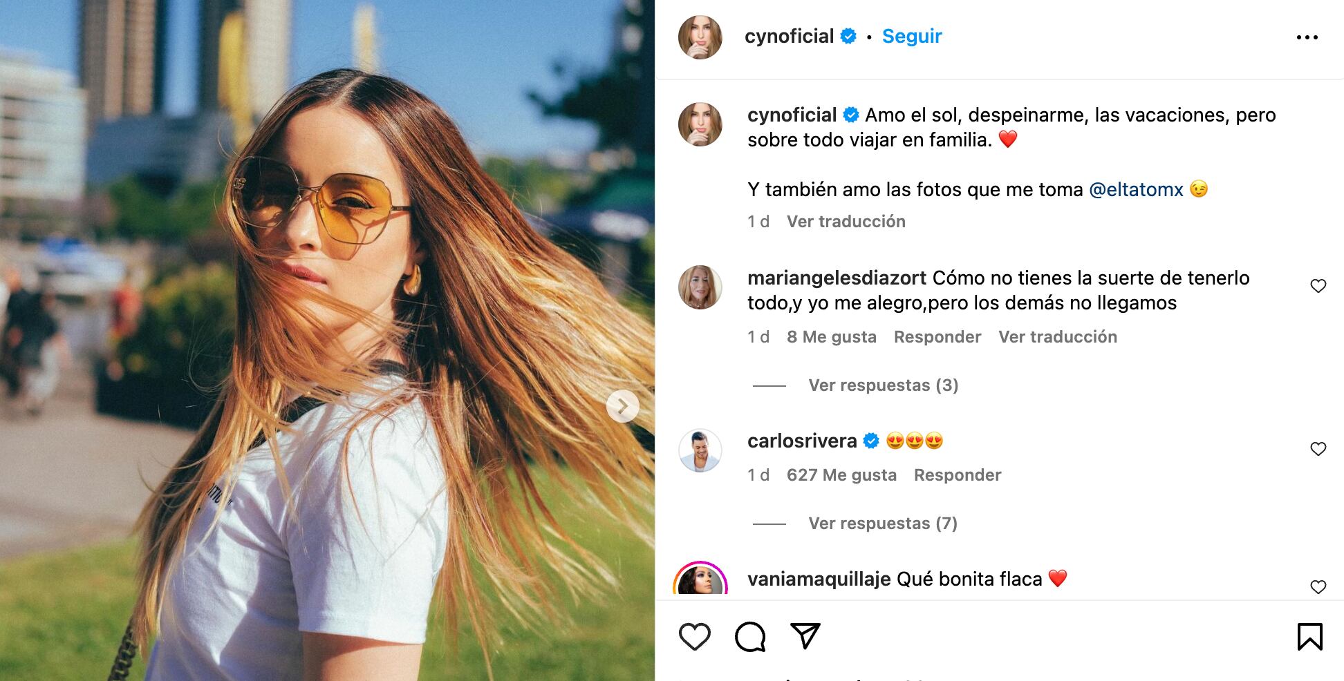 Mensaje de Carlos Rivera a Cynthia Rodríguez