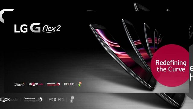 LG presenta su nuevo teléfono G Flex 2 en México