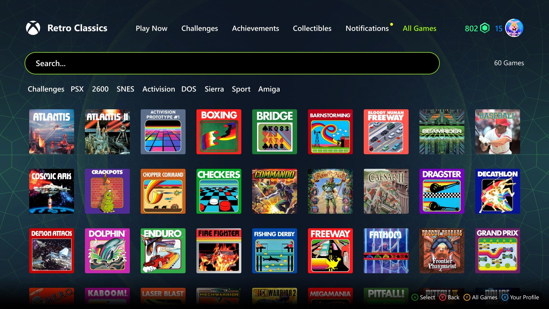 Colección retro de Activision en Xbox Game Pass