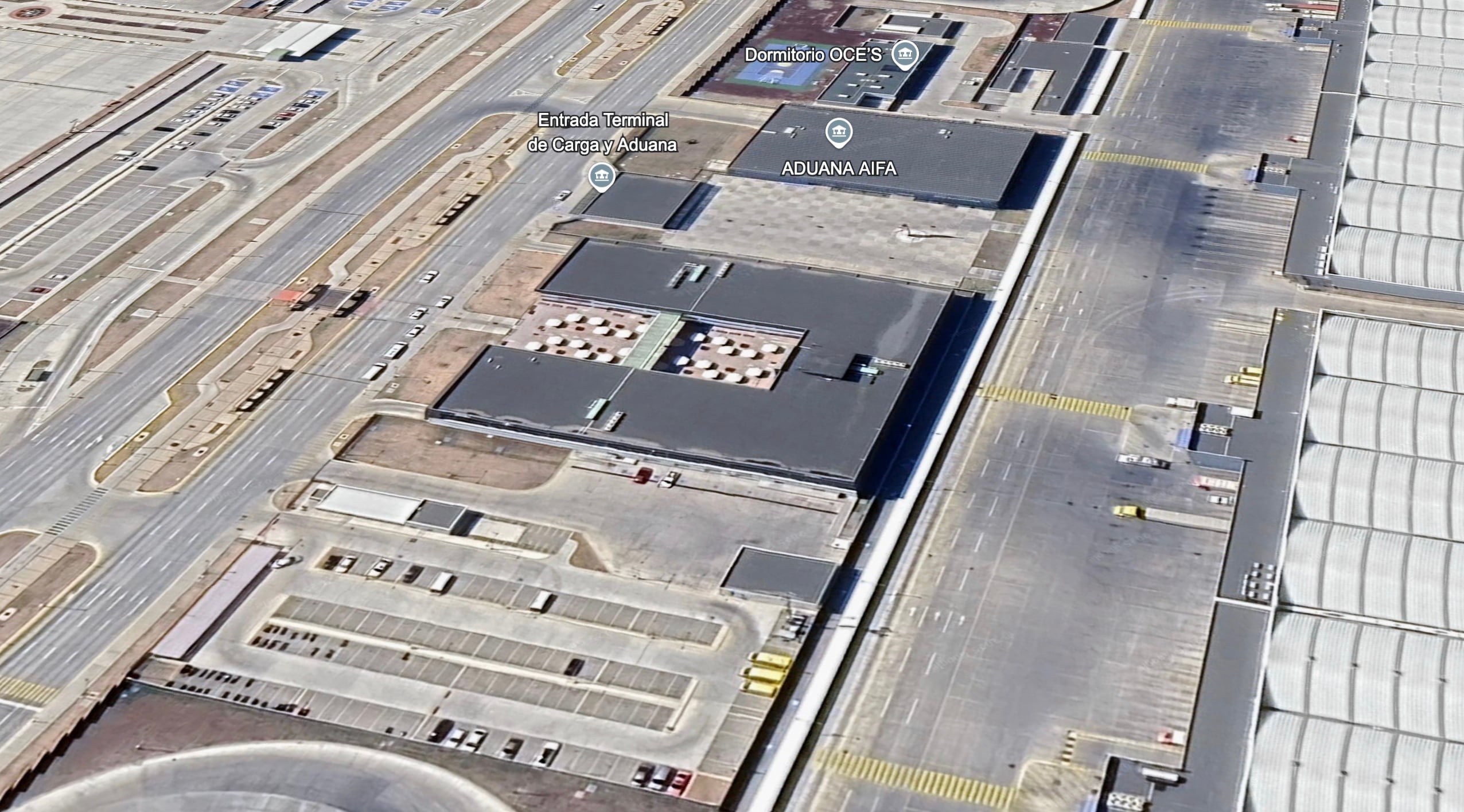 AIFA desde Google Earth y en 3D