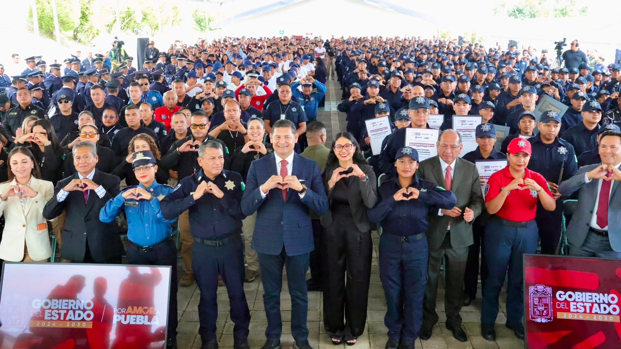 Puebla suma 330 nuevos policías y refuerza su estrategia de seguridad estatal