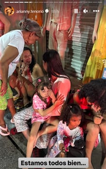 Arianny Tenorio, novia de Luisito Comunica sobrevive con su familia a un fuerte incendio en Brasil
